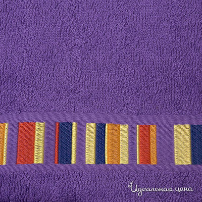 Набор полотенец CALEFFI, цвет фиолетовый, 40х60 + 60х110 см