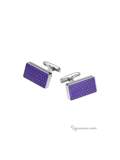 Запонки Savile Row, цвет фиолетовый