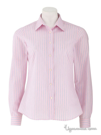 Рубашка Savile Row, цвет розовый, голубой
