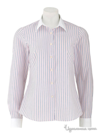 Рубашка Savile Row, цвет белый, розовый, синий