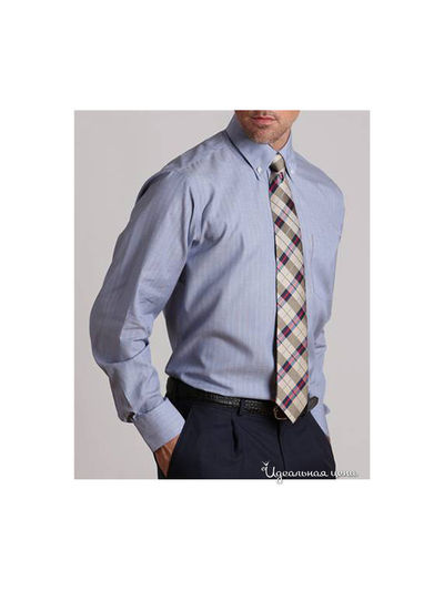 Рубашка Savile Row, цвет синий, красный