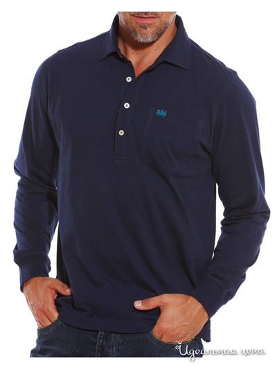Поло Savile Row, цвет темно-синий