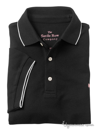 Поло Savile Row, цвет черный