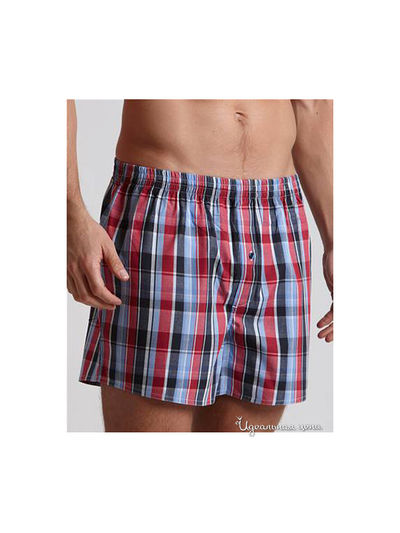 Трусы Savile Row, цвет синий, красный