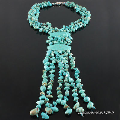 Колье Migura, цвет бирюзовый