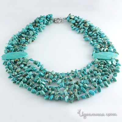 Колье Migura, цвет бирюзовый