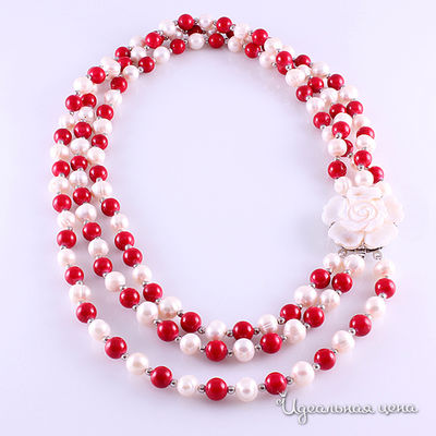 Колье Migura, цвет белый, красный