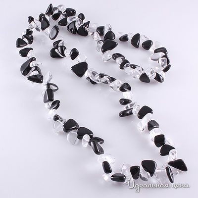 Бусы Migura, цвет черный, белый