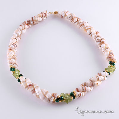 Колье Migura, цвет белый/зеленый