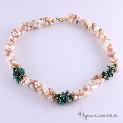 Колье Migura, цвет белый/зеленый