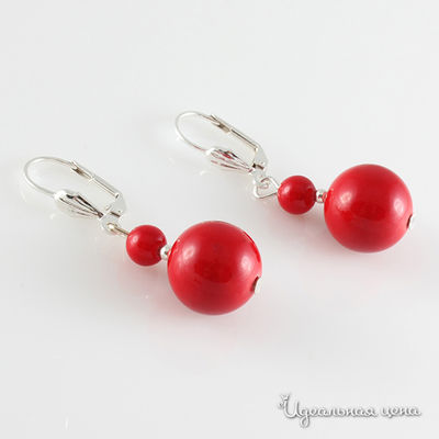 Серьга Migura, цвет Красный