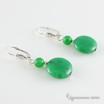 Серьга Migura, цвет Зеленый