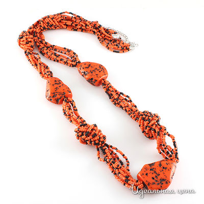 Бусы Migura, цвет Оранжевый