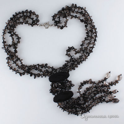 Колье Migura, цвет серый, коричневый