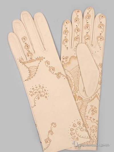 Перчатки Roeckl, цвет кремовый