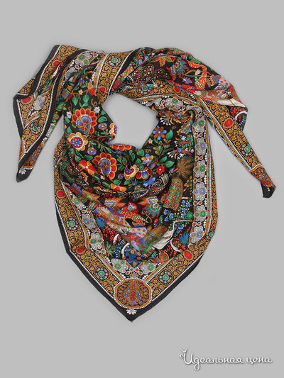 Платок Roeckl, цвет черный/мультиколор