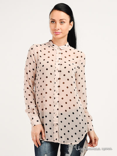 Блуза Vila, цвет бежевая