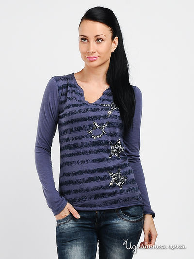 Пуловер Carling, цвет синий