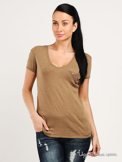 Футболка Carling, цвет бежевая