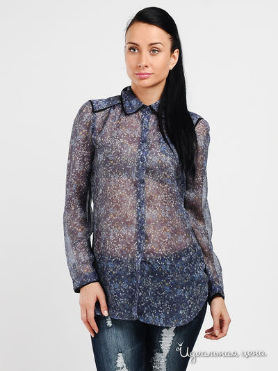 Блуза Carling, цвет синяя