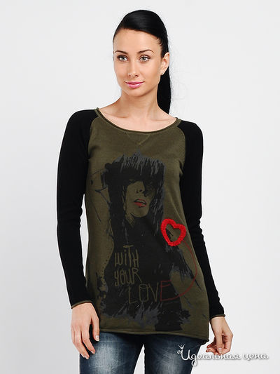 Джемпер Carling, цвет хаки