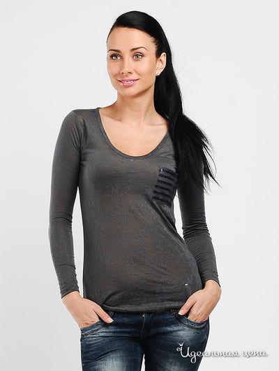 Лонгслив Carling, цвет серый