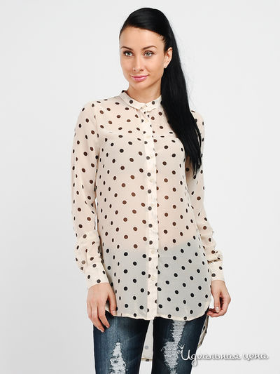 Блуза Vila, цвет ванильная