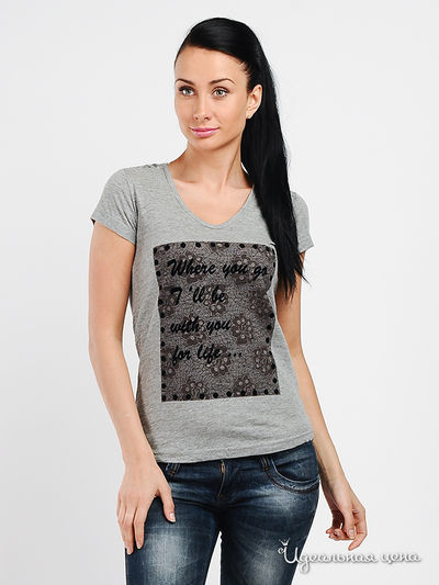 Футболка Carling, цвет серая