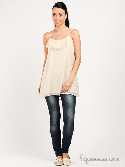 Топ Vila, цвет светло-бежевый