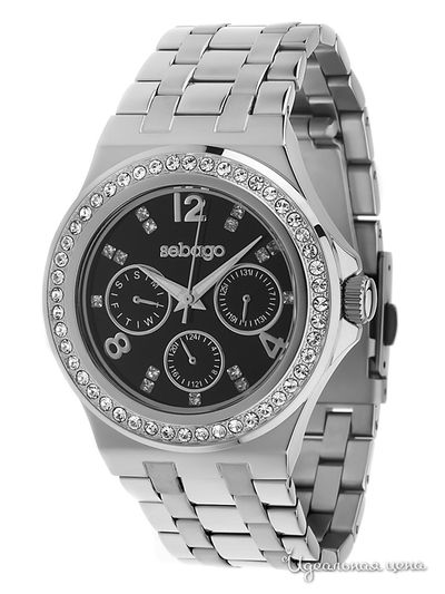 Часы Sebago, цвет черный / серебряный