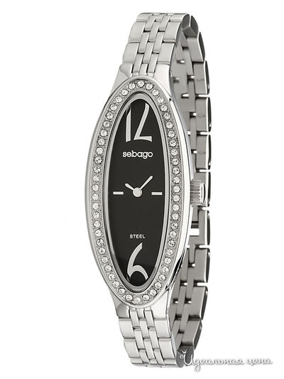 Часы Sebago, цвет черный/серебро