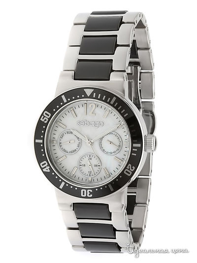 Часы Sebago, цвет черный / серебряный