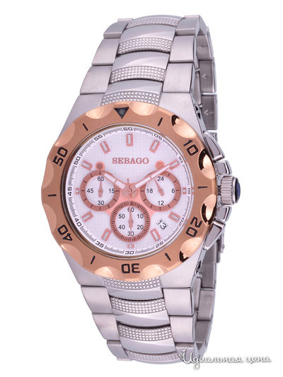 Часы Sebago, цвет золотой / серебряный
