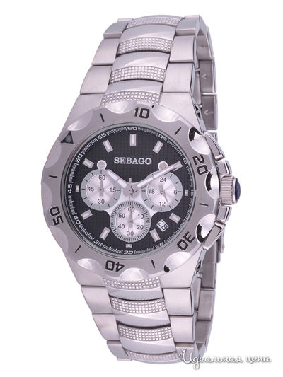 Часы Sebago, цвет серебряный
