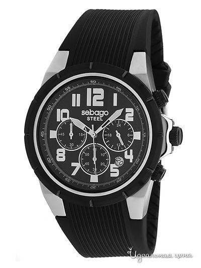 Часы Sebago, цвет серебряный / черный