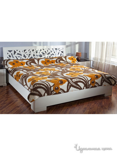 Плед 190х220 см Primavelle, цвет оранжевый, коричневый