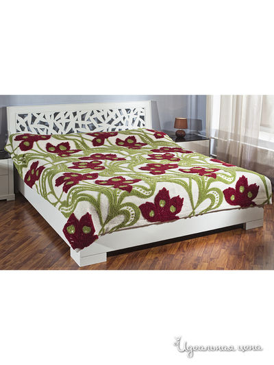 Плед 190х220 см Primavelle, цвет красный, зеленый