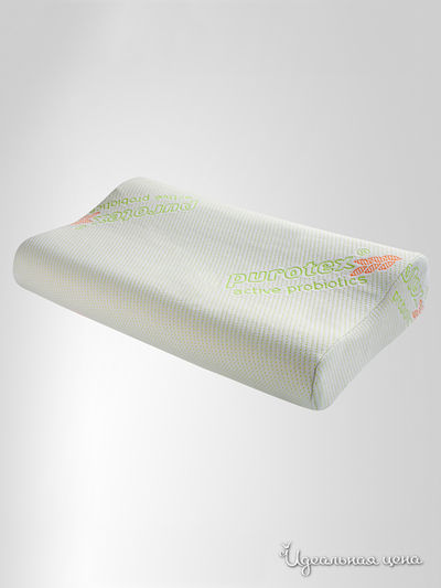 Ортопедическая подушка 47х30х10 см Primavelle, цвет белый