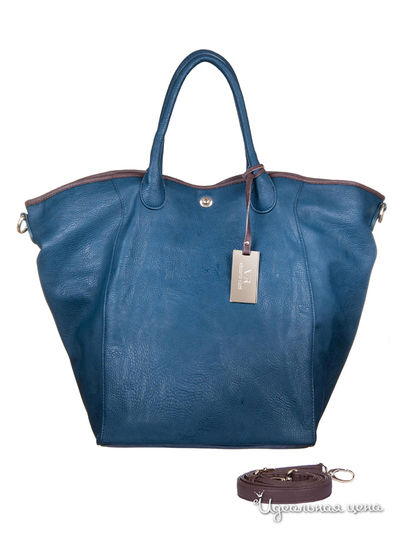 Сумка Vittorio Richi, цвет синий бежевый