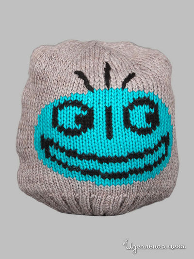 Шапка Passigatti, цвет серый, голубой