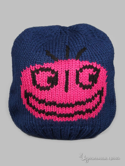 Шапка Passigatti, цвет синий, розовый