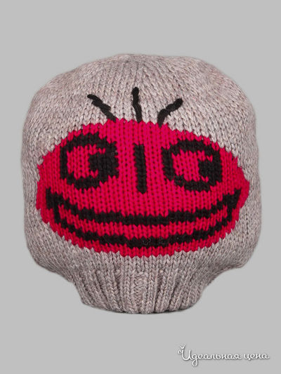 Шапка Passigatti, цвет серый, красный