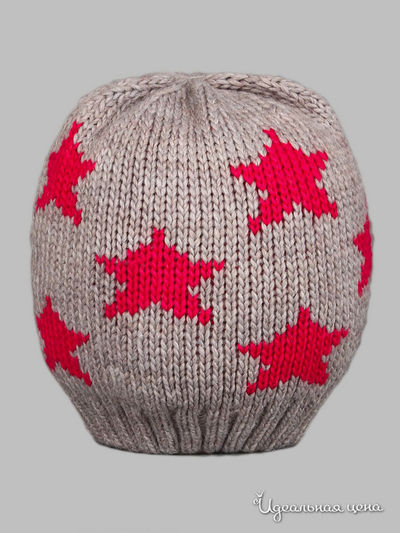 Шапка Passigatti, цвет серый, красный