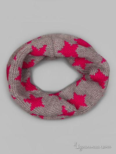 Шарф Passigatti, цвет серый, красный