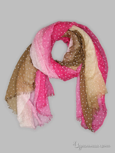 Палантин Passigatti, цвет красный, коричневый