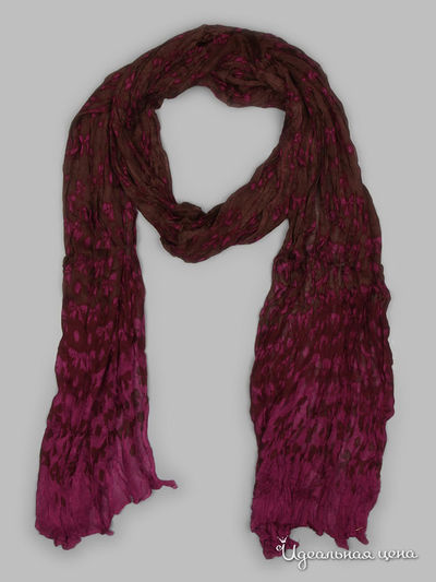 Палантин Passigatti, цвет коричневый, малиновый