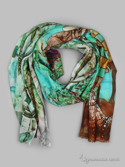 Палантин Passigatti, цвет зеленый