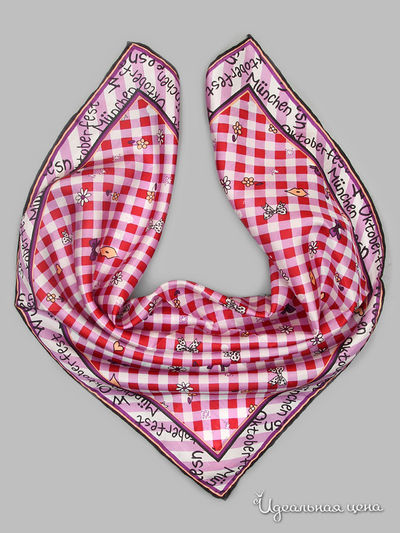 Платок Passigatti, цвет красный, фиолетовый