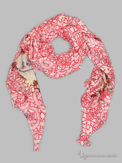 Палантин Passigatti, цвет ярко-красный