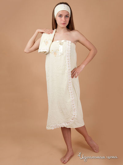 Банный комплект, 3 предмета Softline, цвет бежевый